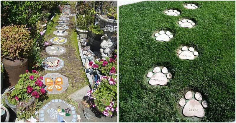 Creative And Fun DIY Garden Stepping Stone Ideas
