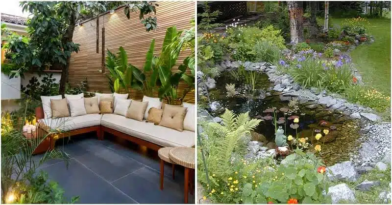 30 schimmernde Gartenideen für den Hinterhof