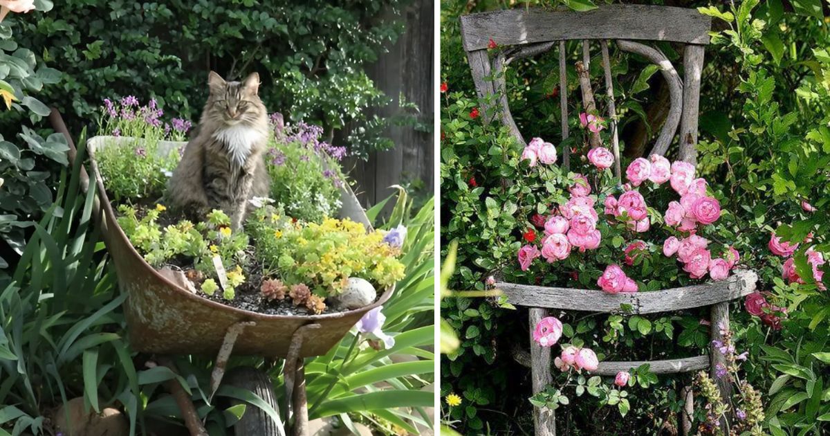 22 Vintage Garden Decor Ideas That Bring Back Charm and Character