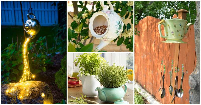 20 DIY Teapot Ideas For Garden