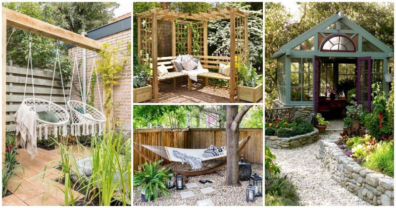 25 Shimmering Relaxation Garden Ideas