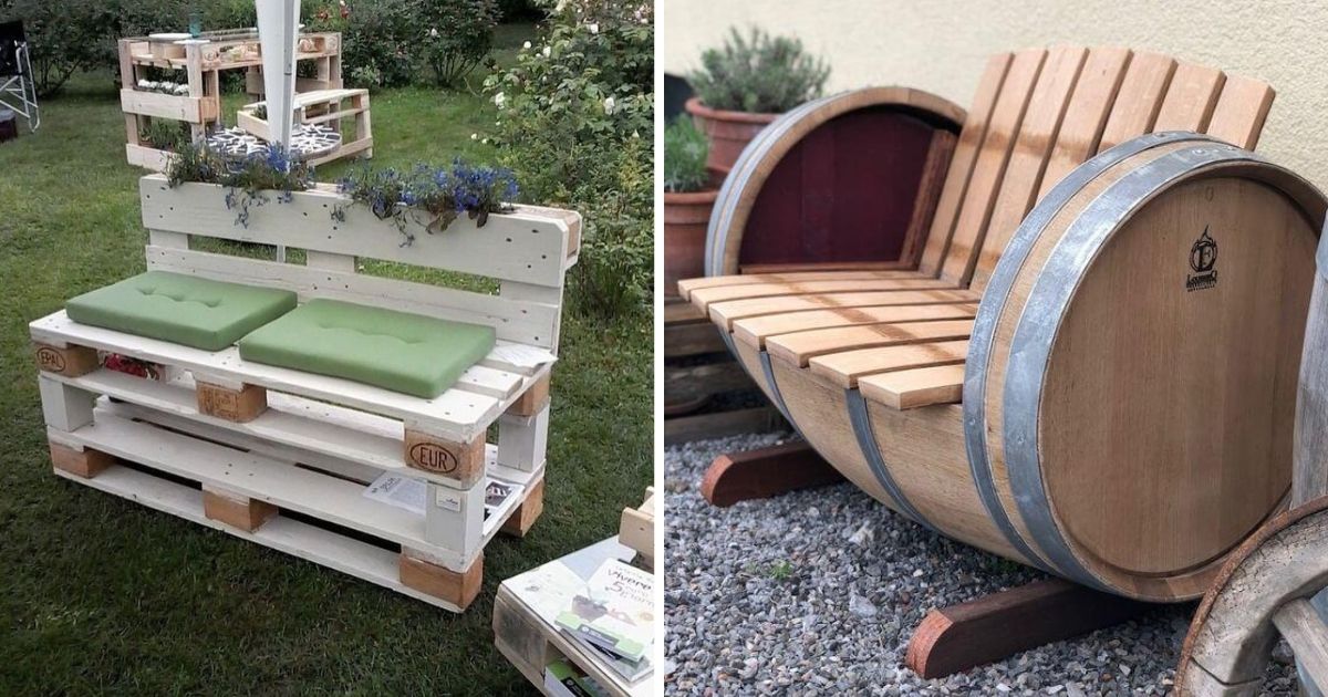 15 Easy DIY Garden Benches You Can Build This Weekend