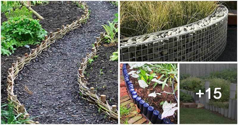 19 Easy DIY Garden Edging Ideas