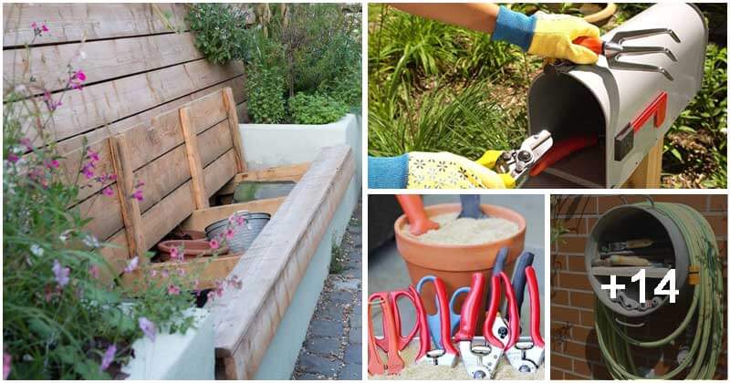 18 Easy Garden Tool Storage Ideas