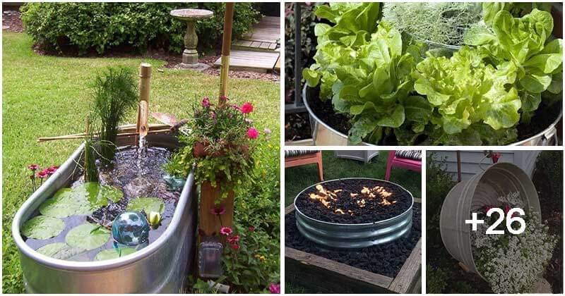 30 Brilliant Recycle Galvanized Cube Garden Ideas