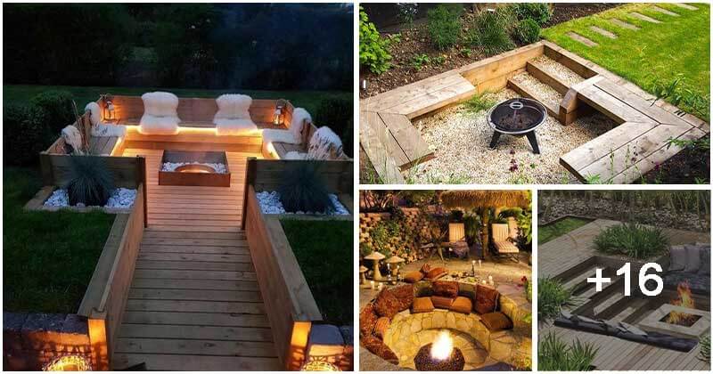 20 Outdoor Sunken Fire Pit Ideas