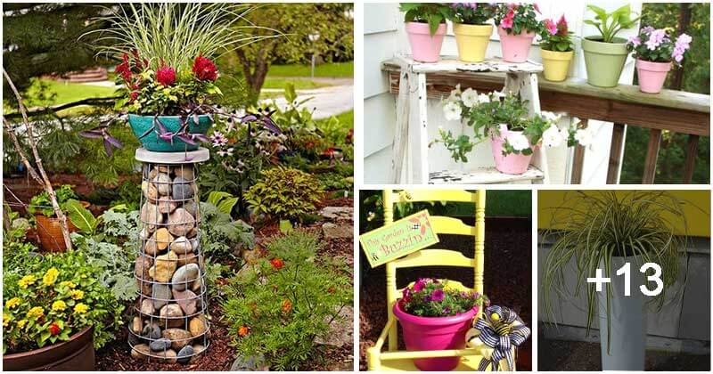 17 Plant Stand Ideas That Can Be Made Easily From Old Items