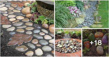 22 Charming Garden Ideas That Are Inspired By Natural Pebbles