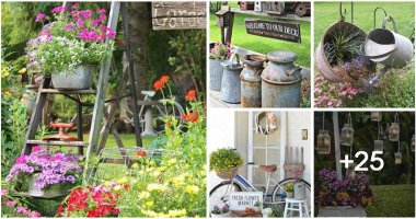 30 Charming Vintage Garden Ideas That You Can Make Easily At Home