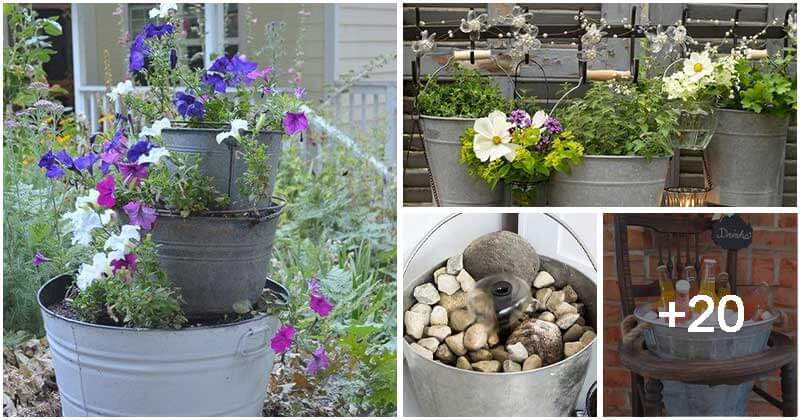 24 Brilliant DIY Bucket Ideas For Your Garden