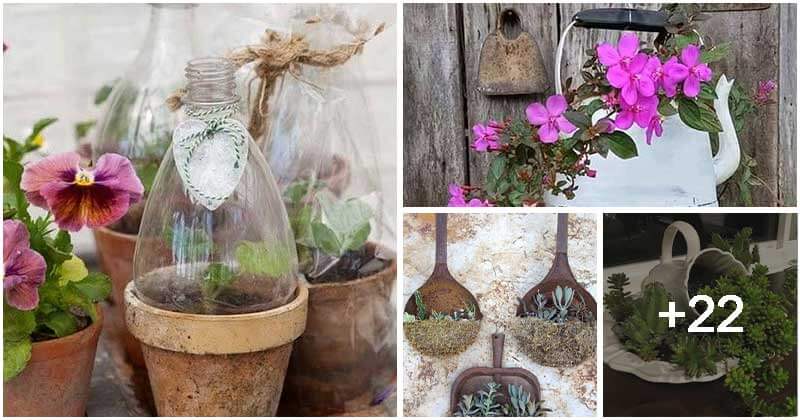 26 Old Silverware And Kitchen Item Projects For Your Garden