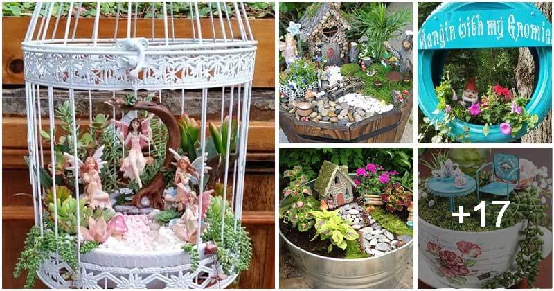 23 Fairy Garden Ideas That Your Kids Will Fall In Love