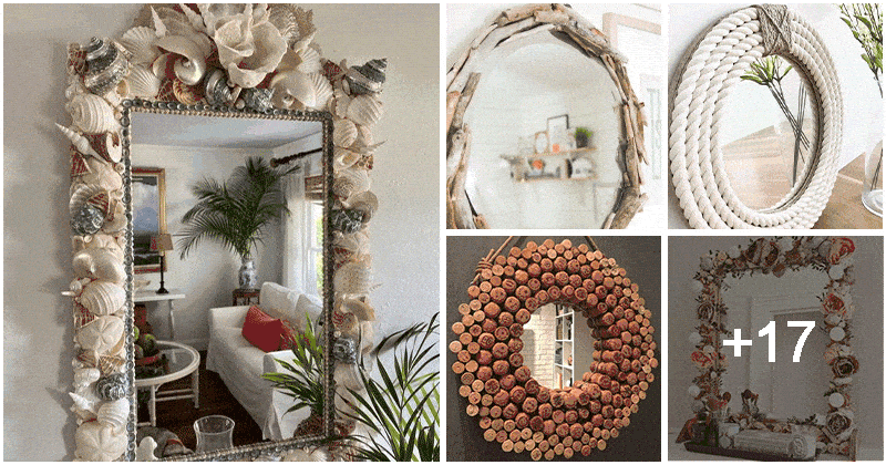 22 Diy Mirror Frame Ideas You Can Make, How To Make A Mirror Frame At Home Easily