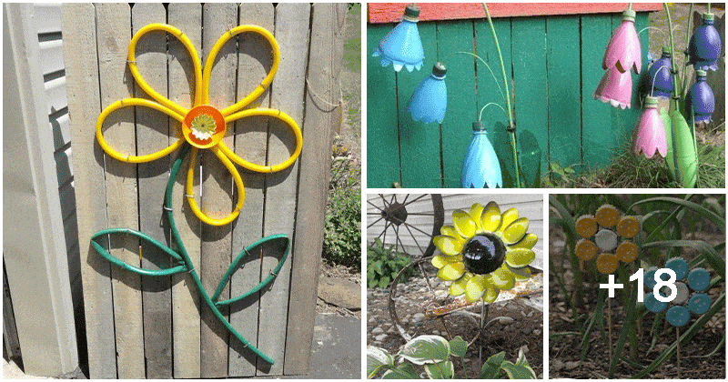 22 DIY Faux Garden Flower Ideas