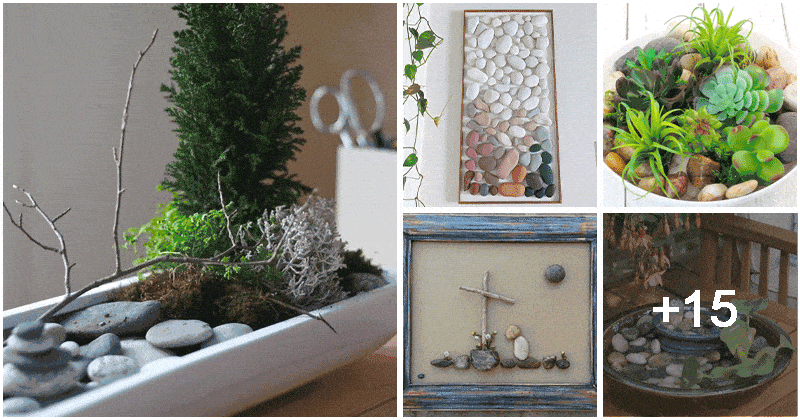 20 DIY River Rock And Stone Ideas To Decorate Your Home