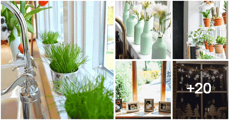 25 Easy And Simple Ideas To Decor Window Sill