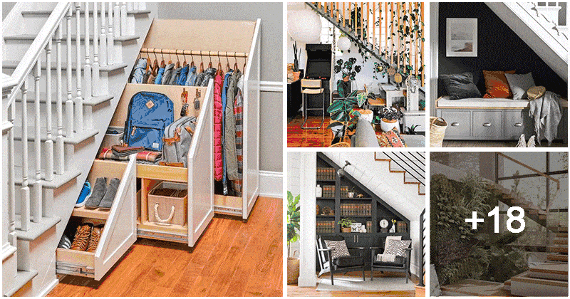 23 Brilliant Decorating Ideas Under The Staircases