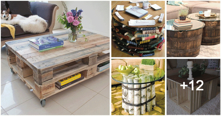 17 Amazing Recycled Coffee Table Ideas