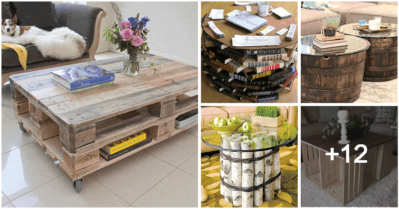 17 Amazing Recycled Coffee Table Ideas