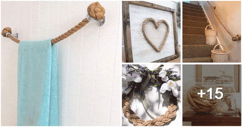 20 Nautical Rope DIY Crafts You Can Make Easily At Home