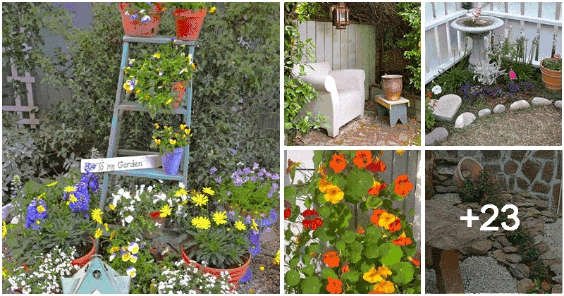 28 DIY Decorating Ideas For The Small Corner Of The Garden