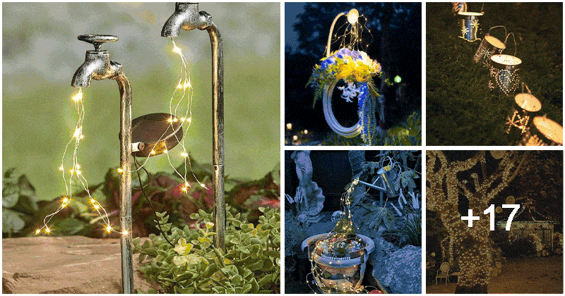 21 DIY Fairy Light Ideas To Liven Up Your Garden In The Dark Of The Evening
