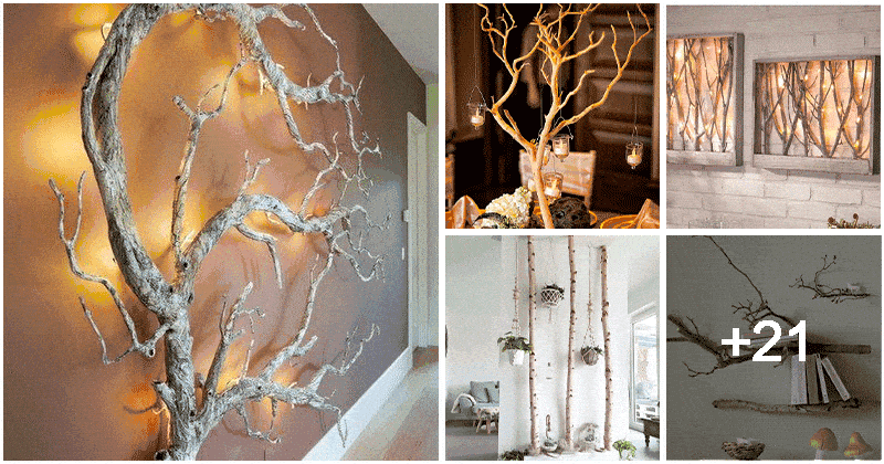 26 DIY Branches Decorating Ideas