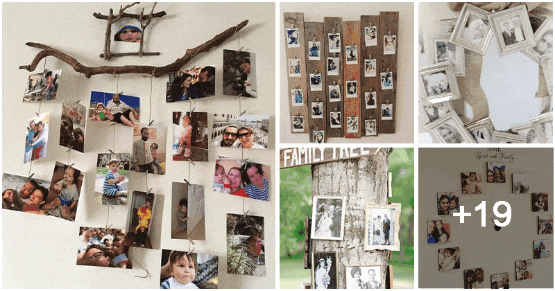 24 Creative DIY Family Picture Display Ideas