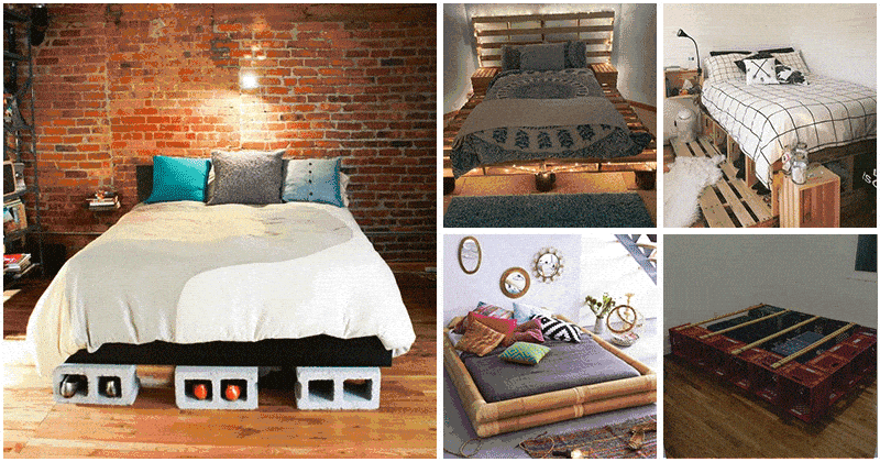 Crazy DIY Bed Frame Ideas You Can Easy To Make At Home