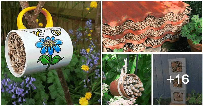 20 DIY Bug Hotel Ideas For Your Garden