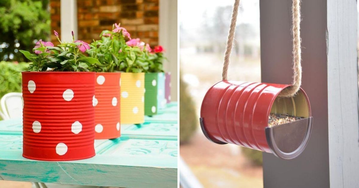 22 Awesome Tin Can Craft Plans