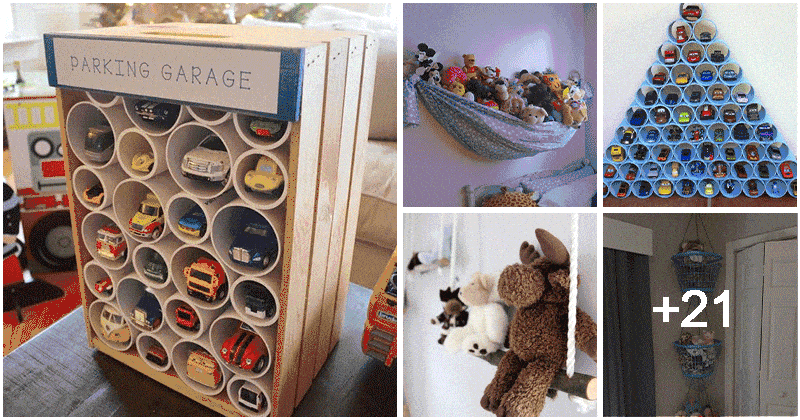 26 DIY Kid Toy Storage Idea