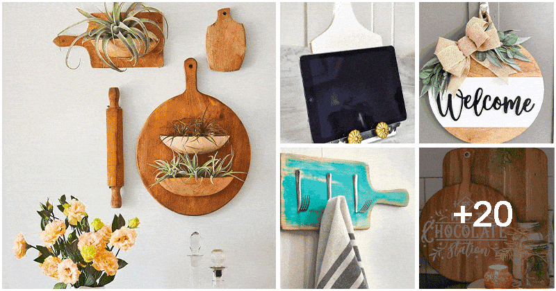 25 Clever Home Decor Ways With Your Chopping Board