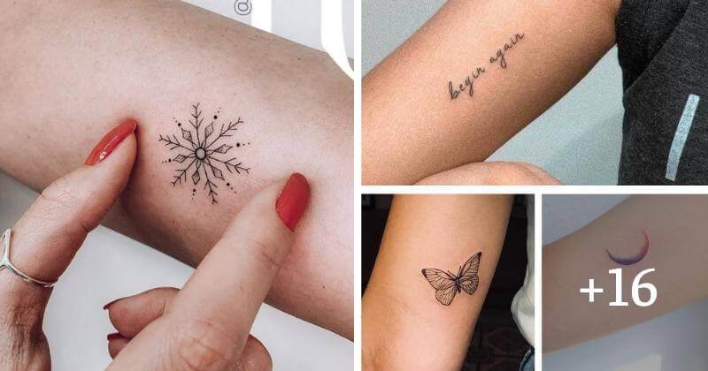 Beautiful Tiny Inner Arm Tattoos For Women