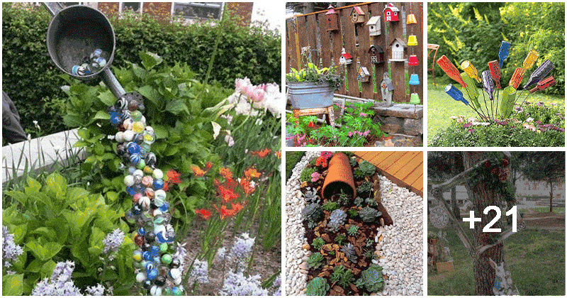 26 Cool Garden Corner Art Ideas
