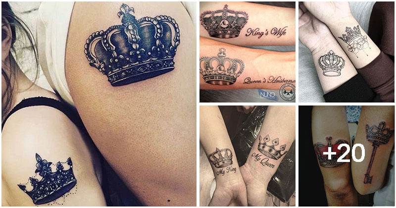 king crown tattoo designs