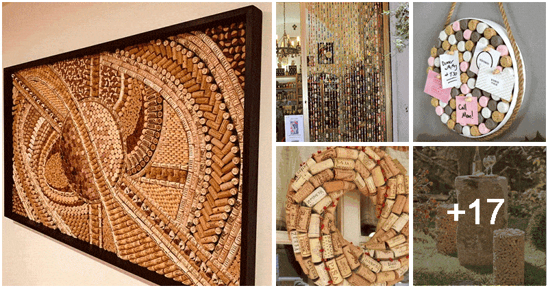 22 DIY Wine Cork Home Decor Ideas