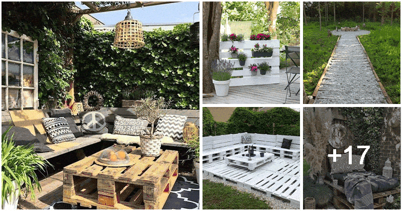 22 Amazing Old Pallet Projects for Landscape