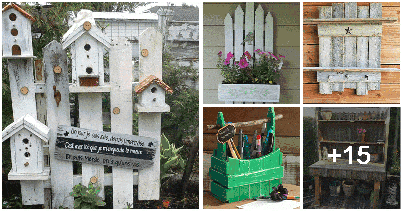 20 Clever DIY Projects To Reuse Old Fence Posts