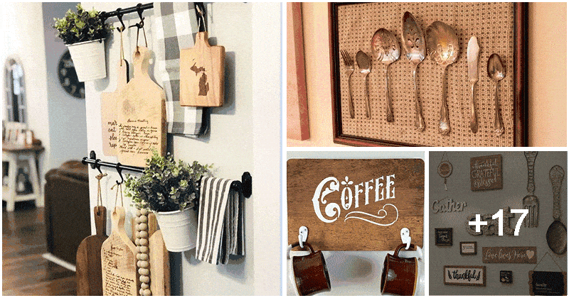 21 DIY Rustic Kitchen Decorating Projects