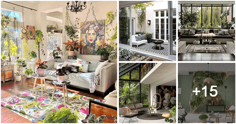 20 Striking Living Room Designs with Garden Ideas