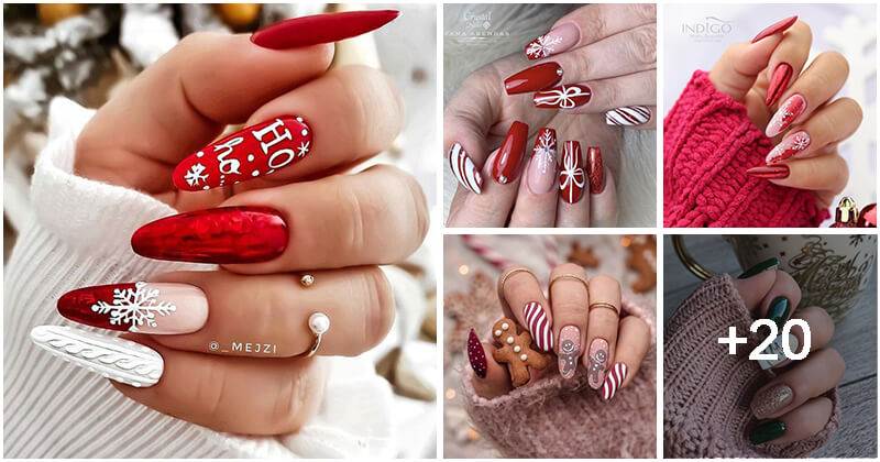 25 Festive Christmas Nail Art Ideas For You This Holiday