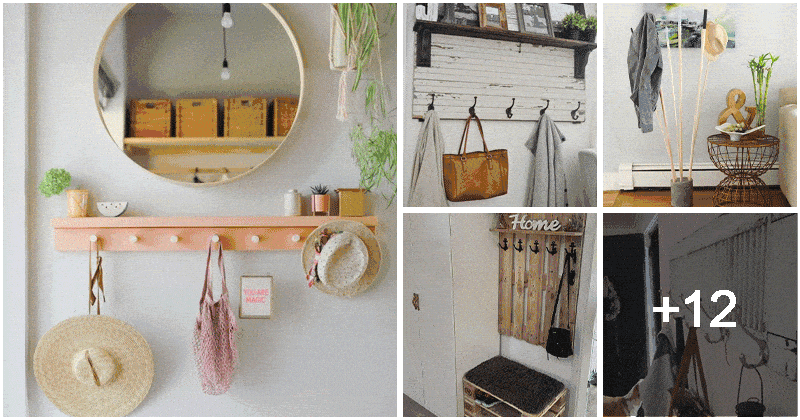 17 Stylish Entryway Coat Rack Ideas That You Can Make In Less Than 1 Hour