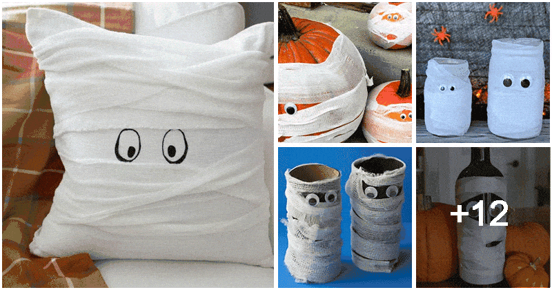 17 DIY Mummy Halloween Crafts For Your Kids