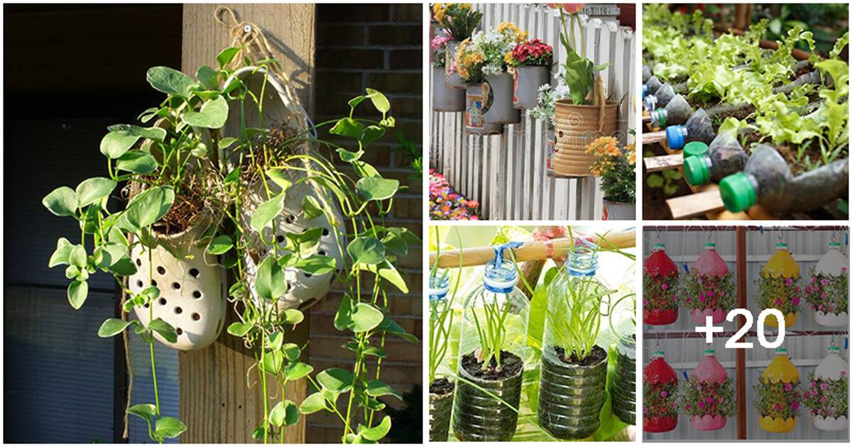 Let's Revamp Your Garden With 25 Recycled Ideas