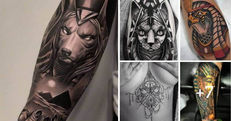 12 Mysterious Egyptian Tattoo Ideas That Are Bold and Fierce