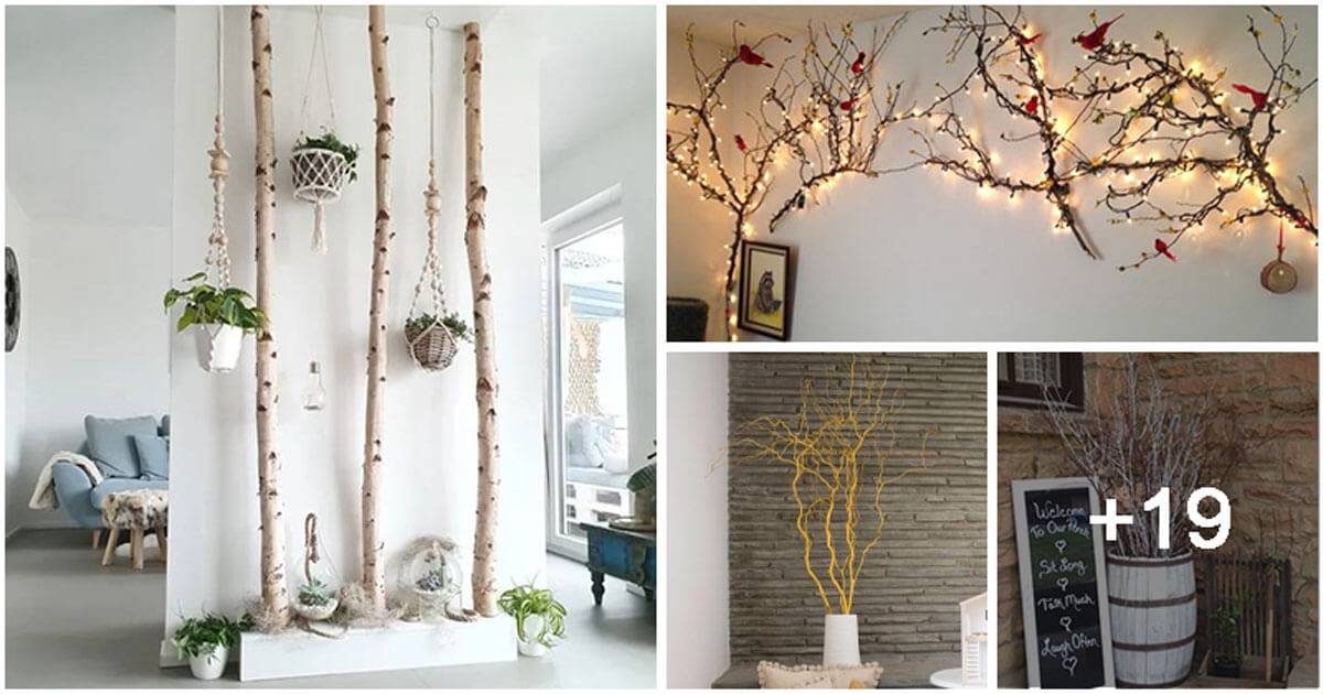 Zero Dollar Branch Home Decor Ideas