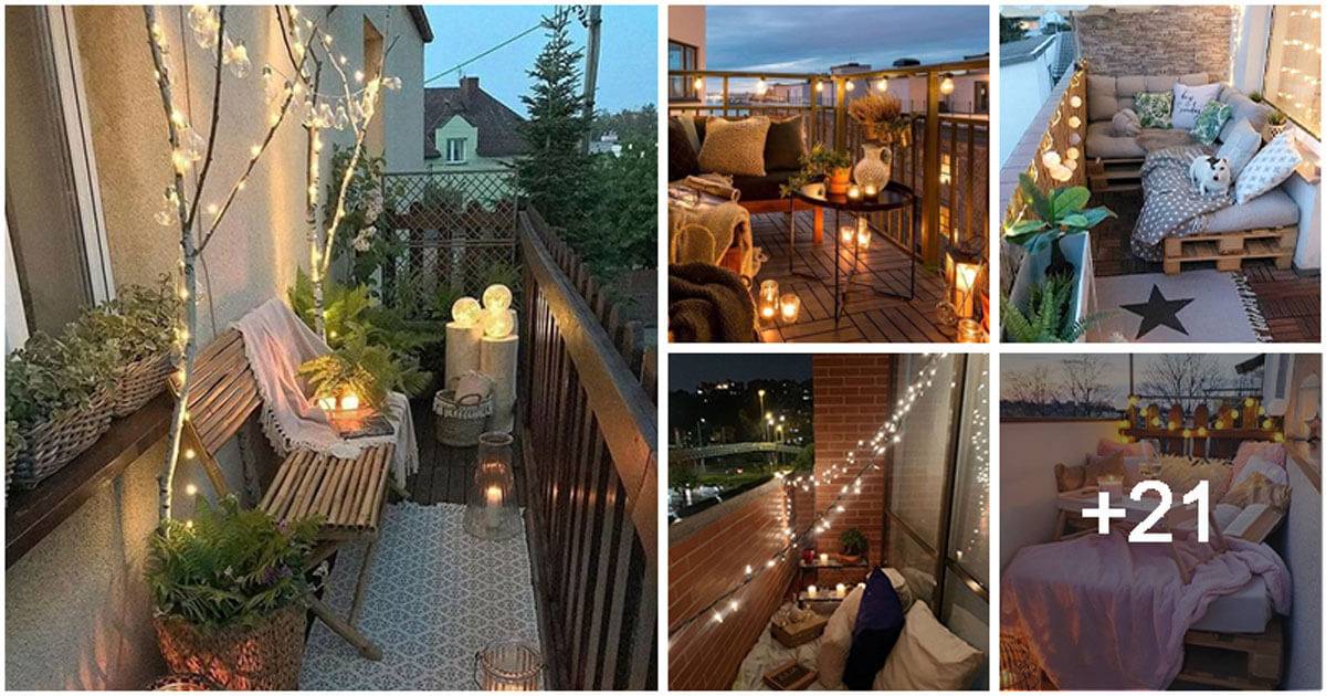 26 Beautiful Balcony Lighting Ideas