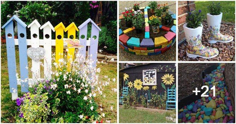 26 Colorful Backyard Decoration Ideas