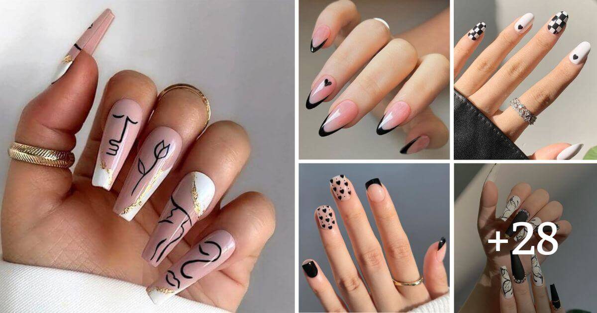 33 Enigmatic Black Nail Ideas For A Mysterious Look